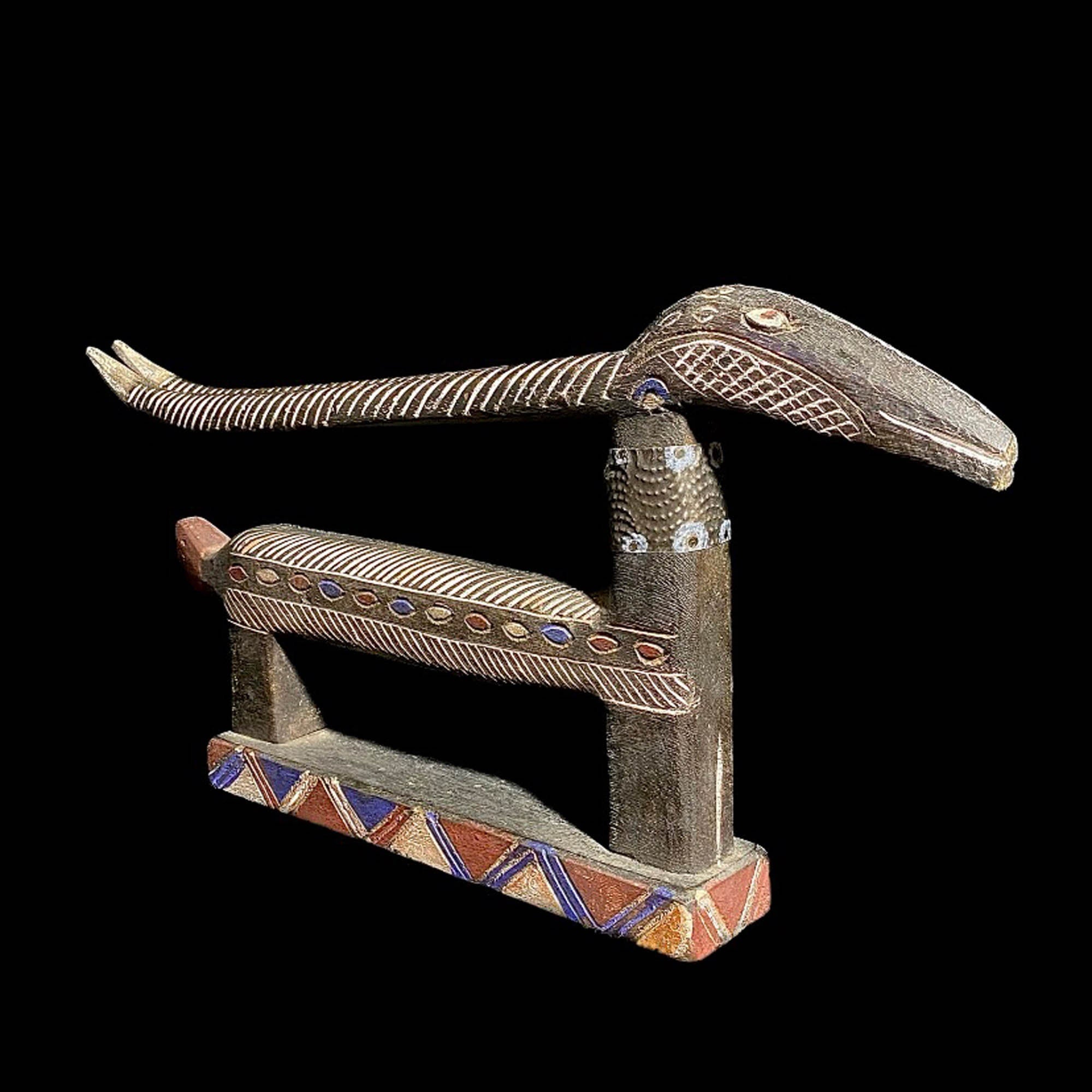 African Statue, Antelope-Headdress chi-wara, primitive art tribal