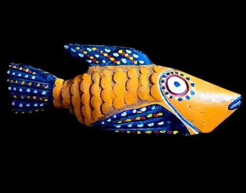 Bozo Mask Puppet Fish from Mali