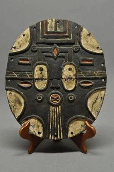 African mask Tribal Teke Tsaa