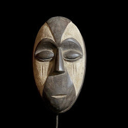 African Bwami Lega Carved Mask Wood Mask Primitive Art