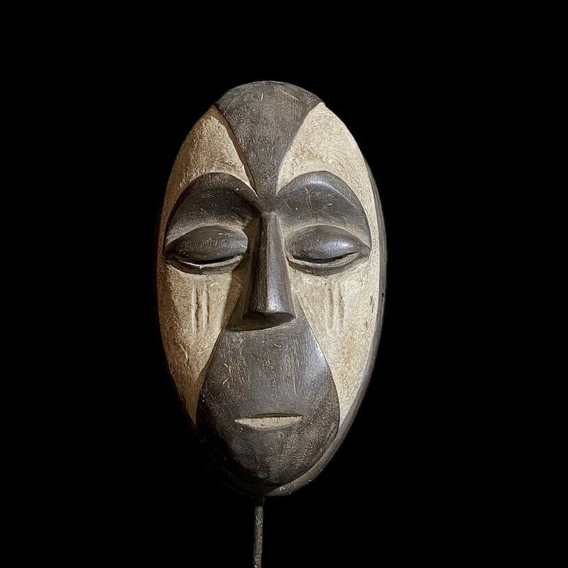 African Bwami Lega Carved Mask Wood Mask Primitive Art