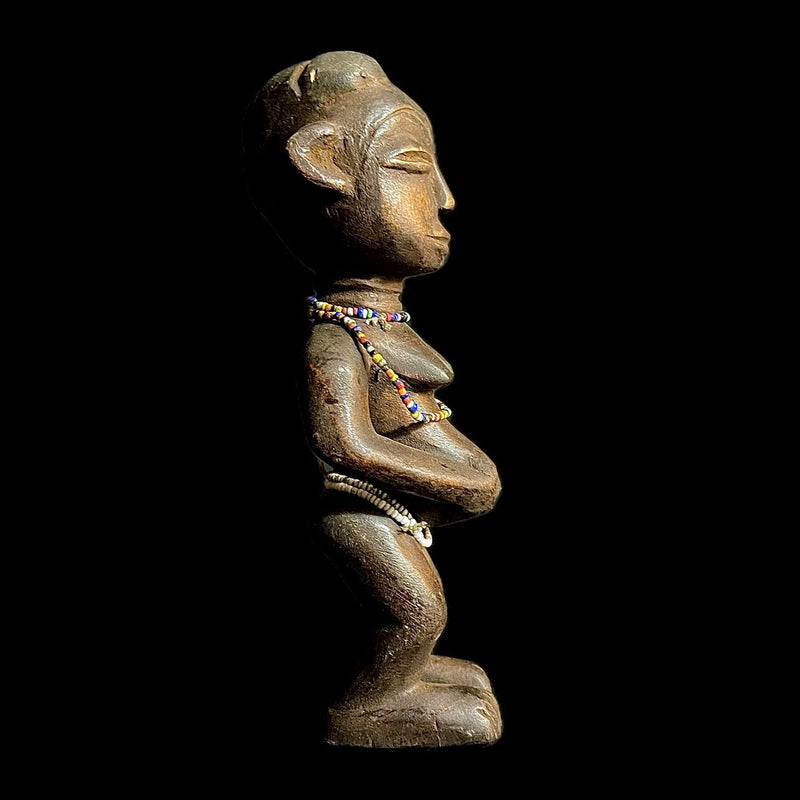 African Carved Statue Tribe Ancient African Fang