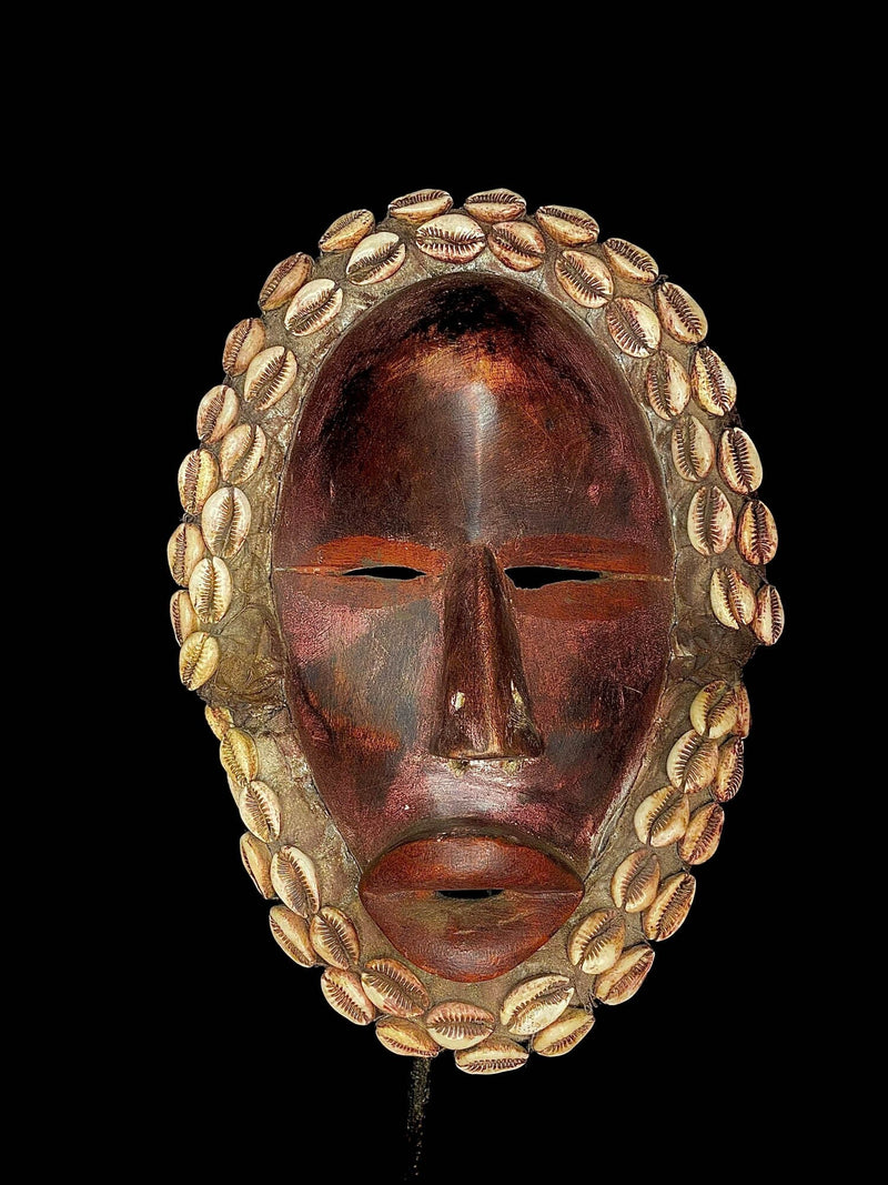 African Dan Mask for wall-Wooden Tribal Mask Handmade folk