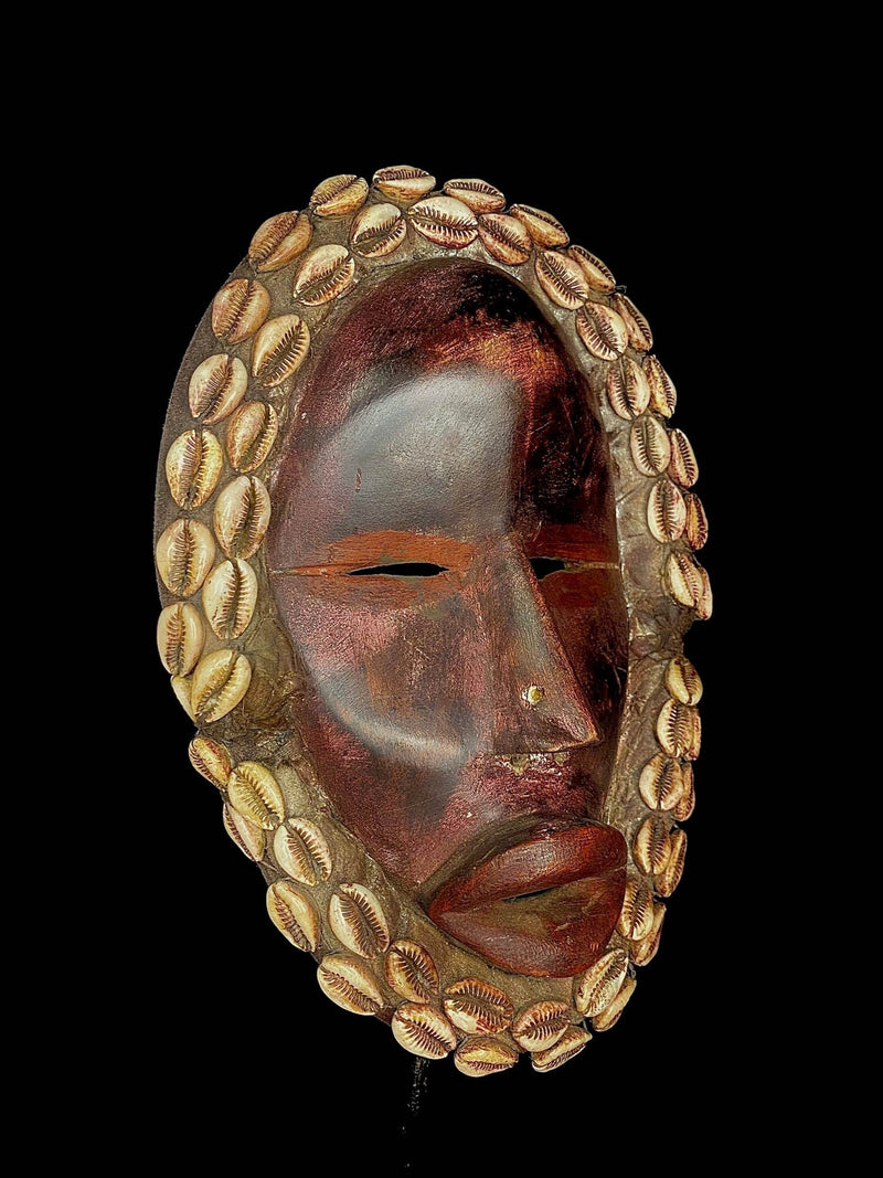 African Dan Mask for wall-Wooden Tribal Mask Handmade folk