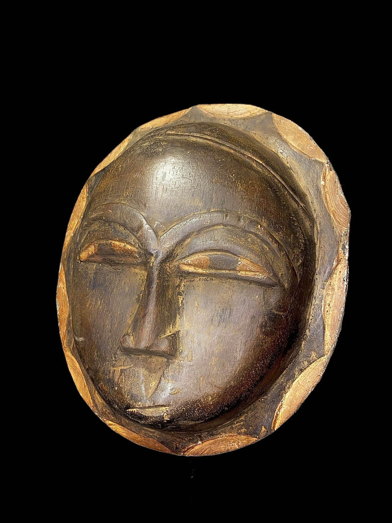 African Face Mask African Tribal Art Wooden Carved African