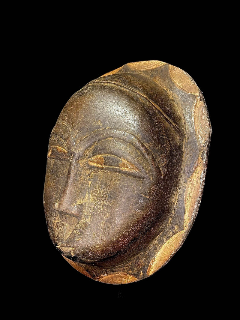 African Face Mask African Tribal Art Wooden Carved African