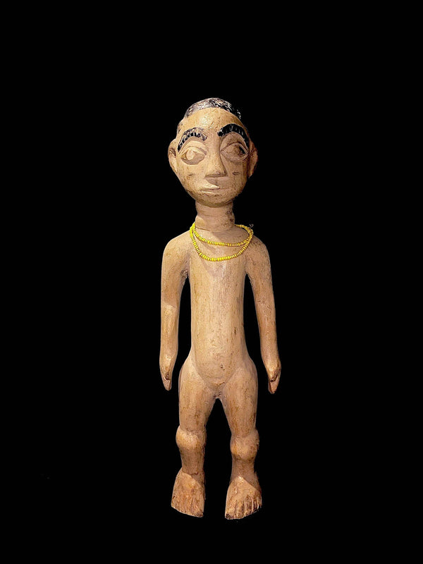African Figure Igbo Deity Carved statue tribal wood-6674 -