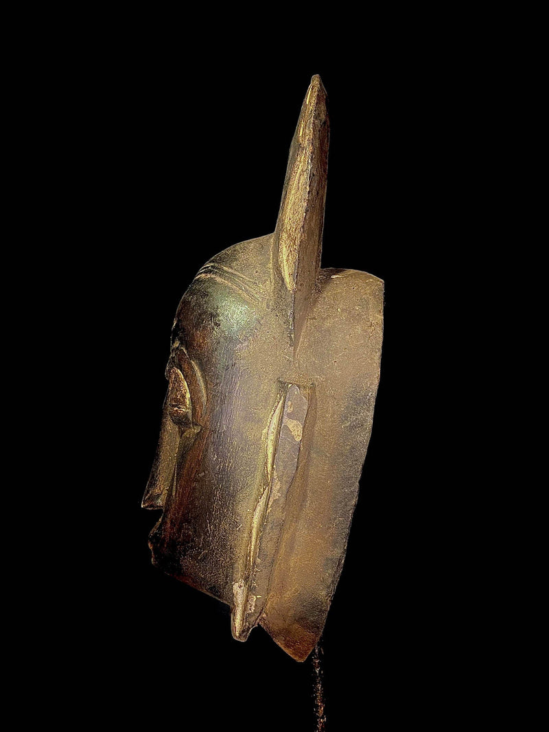 African Hand Carved Vintage Wall Mask,Mask Baule Tribe