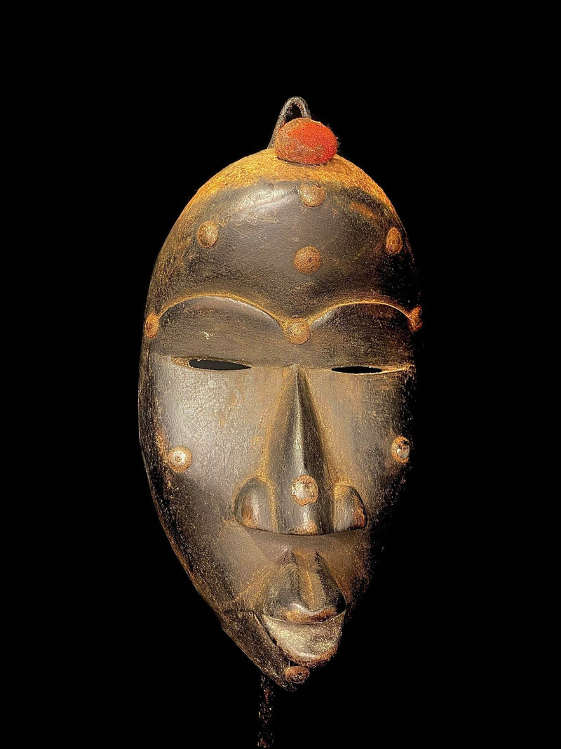African Mask Antique African Carved Large Dan tribal