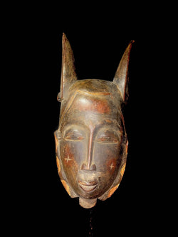 African mask Antique mask hand carved wooden wall décor