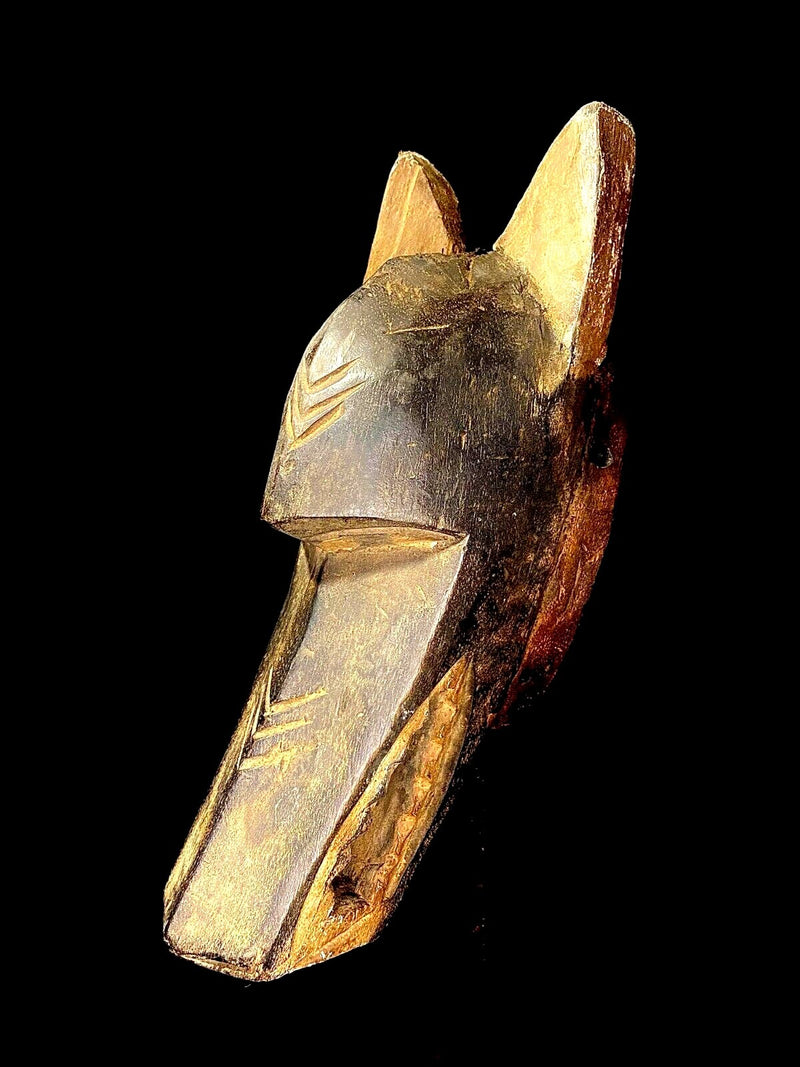 African Mask Antique Tribal Mask Vintage Carved guro