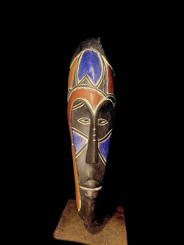 African Mask antique wall mask Fang -5898 - Wall Hangings