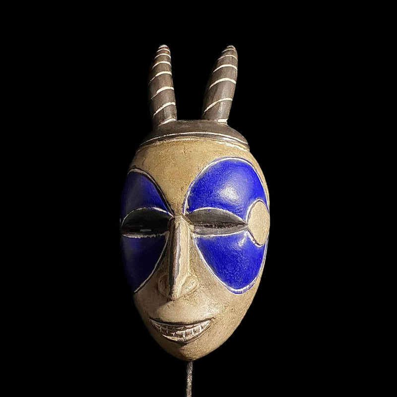 African Mask antique wall mask Guro Mask Wood-7393 - Wall