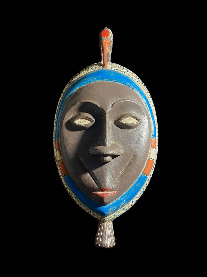 African Mask Antiques Tribal Art Face Vintage Wood Carved