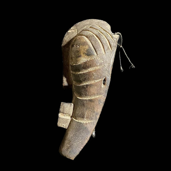 African mask antiques tribal Face vintage Wood Carv Songye