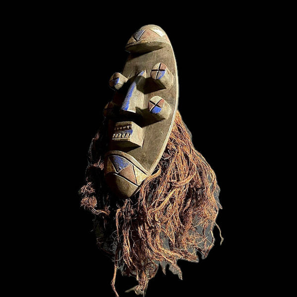 African mask antiques tribal Face vintage Wood Carved