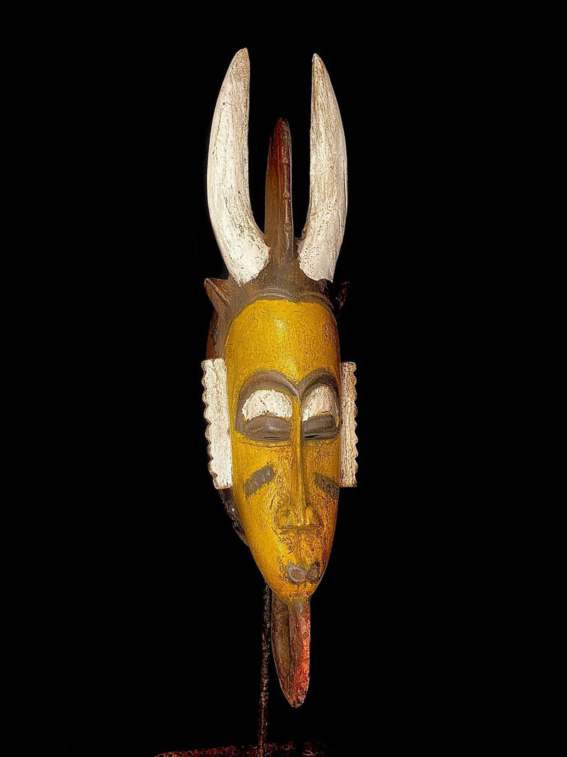 african mask antiques tribal Face vintage Wood Carved