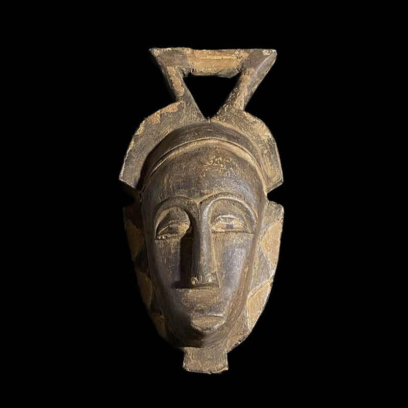 African mask Baule Antique African Masks Hand Carved Wooden