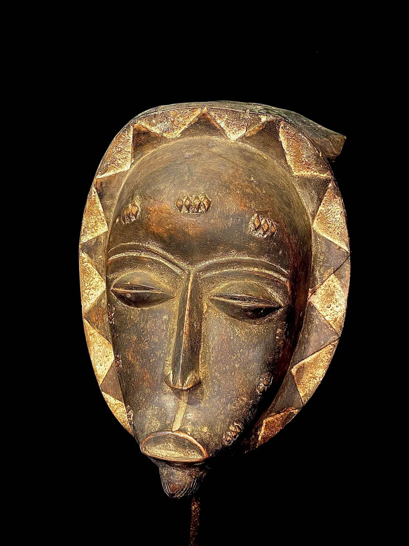 african mask carved wood tribal mask Carved wooden art masks