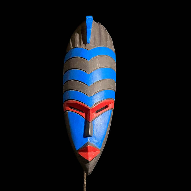African mask Colorful Mask Hand Carved Traditional Wooden
