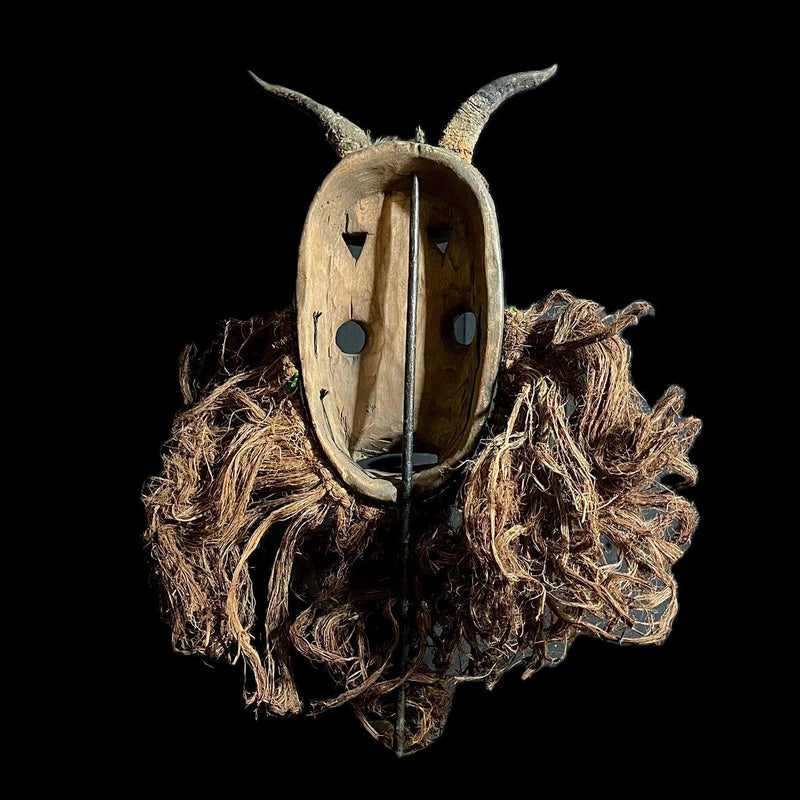 African mask Cubist Dan Bird Man Wood Face Mask Early 20th
