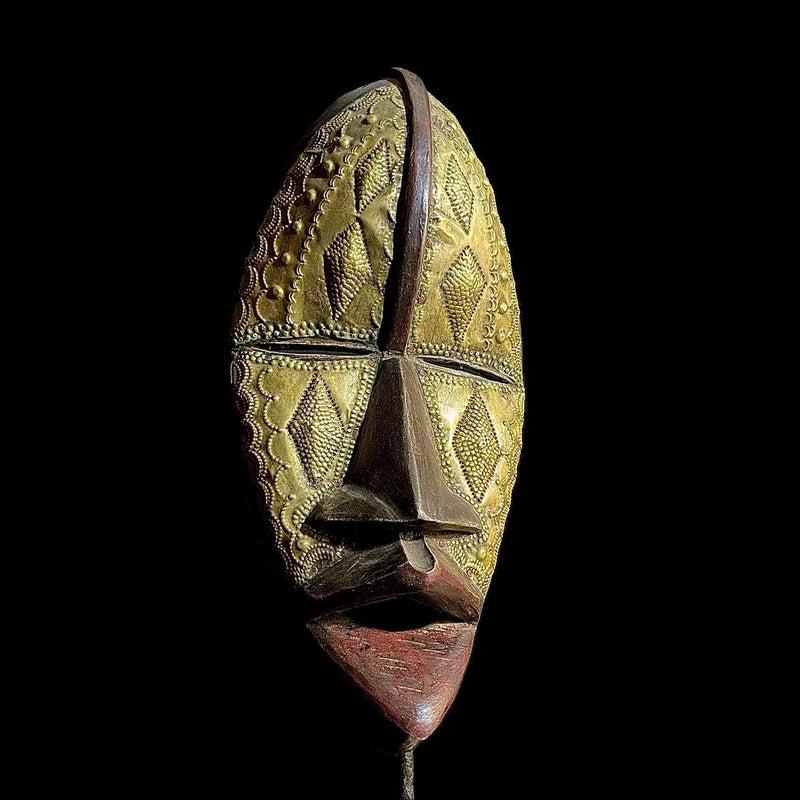 african mask Decorative African Wood Carving DAN TRIBE-9343