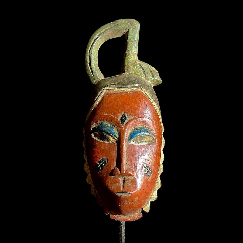 African mask Face Mask Wood Hand Carved Wall Hanging Tribal