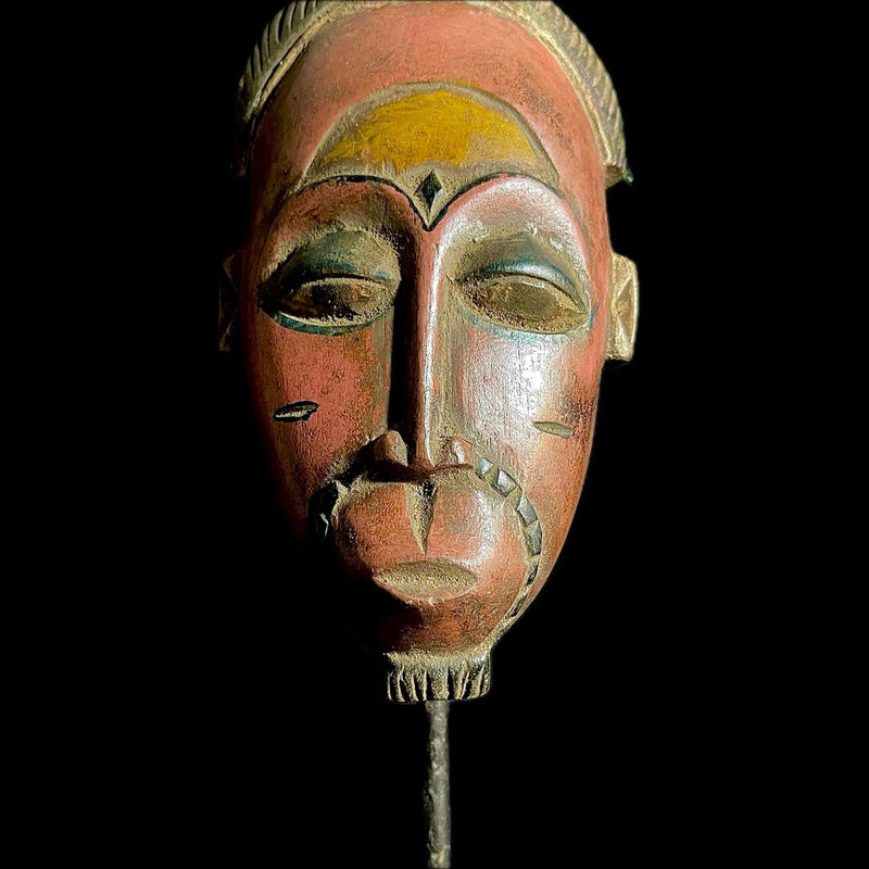 African Mask From Guru Tribe Tribe Art Vintage Baule Mask