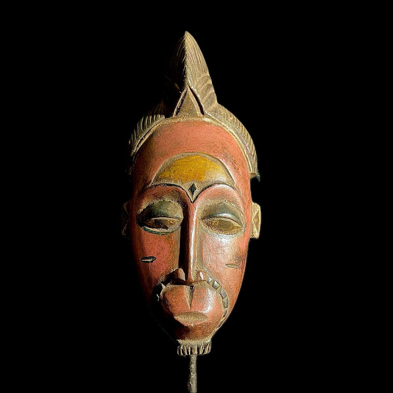 African Mask From Guru Tribe Tribe Art Vintage Baule Mask