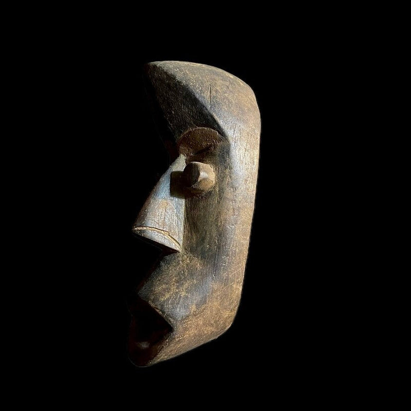 African mask Hand Carved Décor carved wooden Hanging Dan