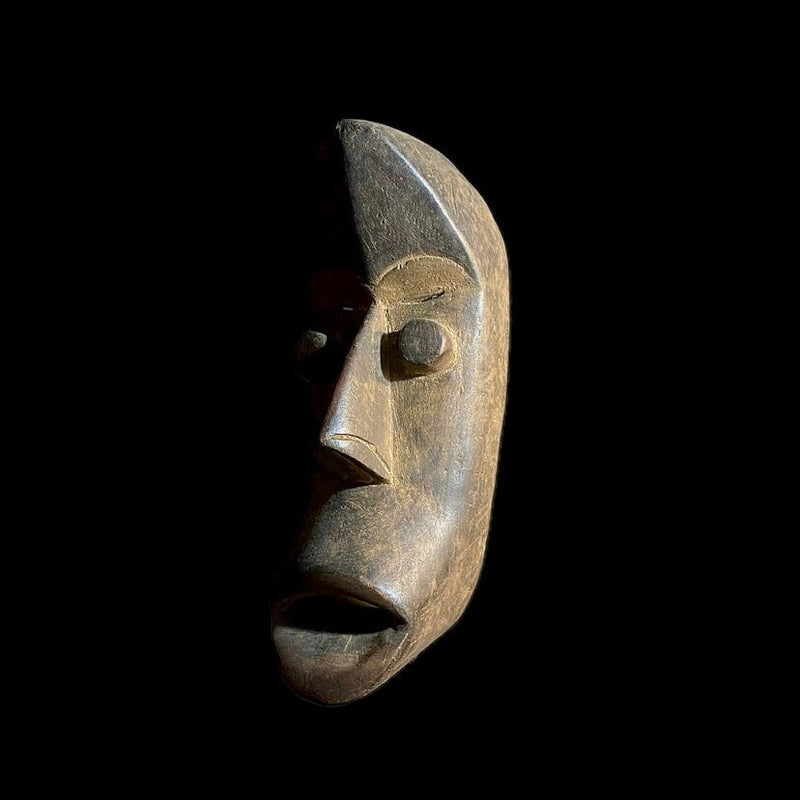 African mask Hand Carved Décor carved wooden Hanging Dan