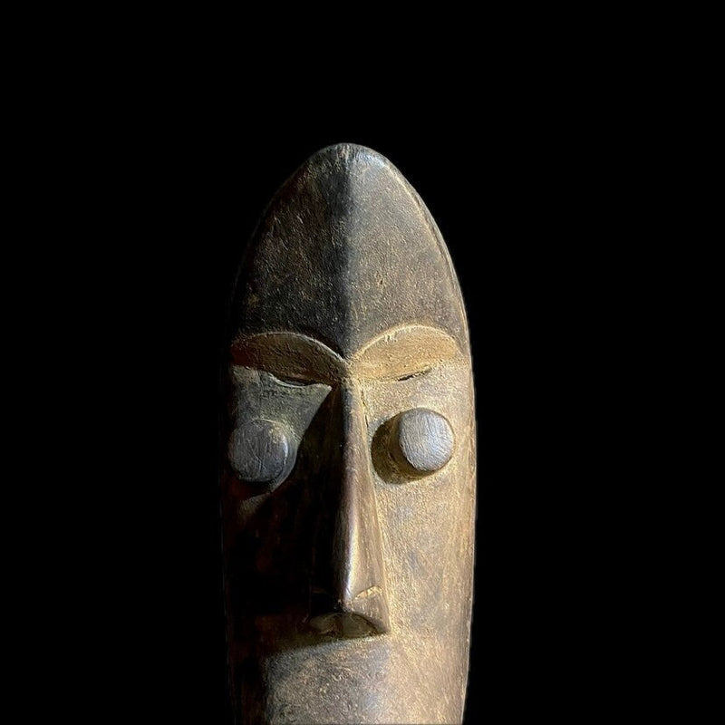 African mask Hand Carved Décor carved wooden Hanging Dan