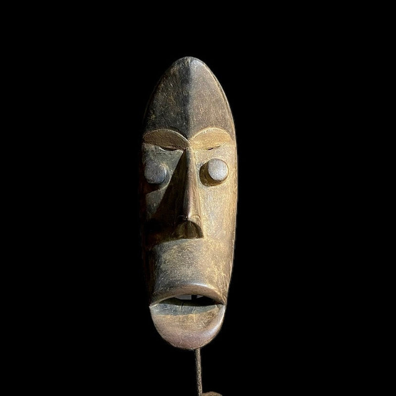 African mask Hand Carved Décor carved wooden Hanging Dan