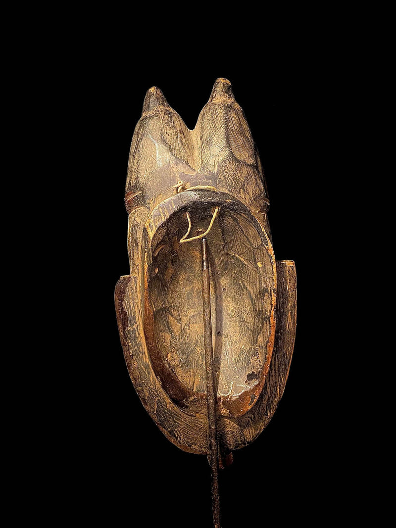 African mask Home Décor Face vintage Wood Carved Hang