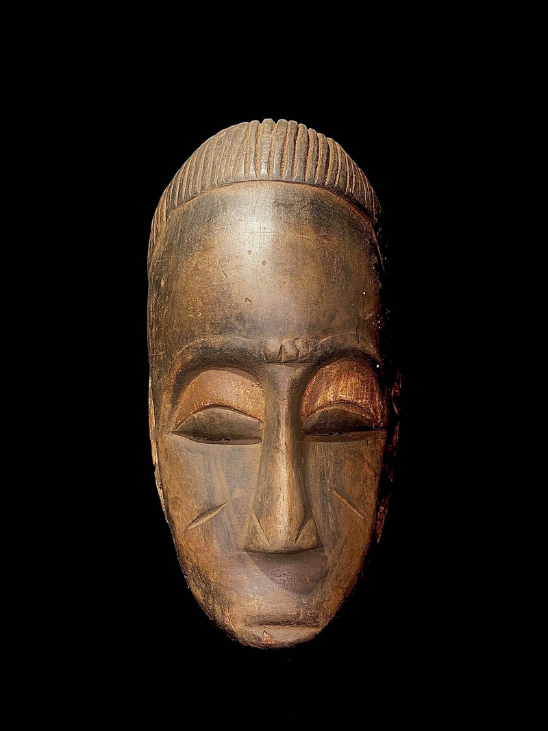 African Mask Home Décor Wood Hand Carved Wall Hanging Guro