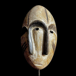 African mask Lega Mask wall mask Traditional vintage art