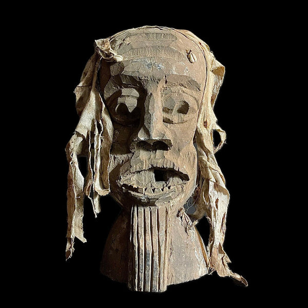 African Mask- Mask Wood Hand Carved Wall Hanging young