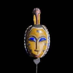 african mask Traditional vintage art Guru Tribe In Natural