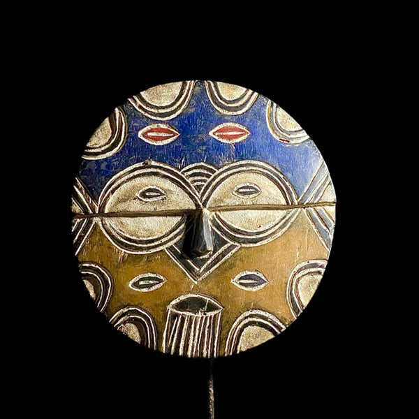 african mask Traditional vintage art tribal one piece Teke