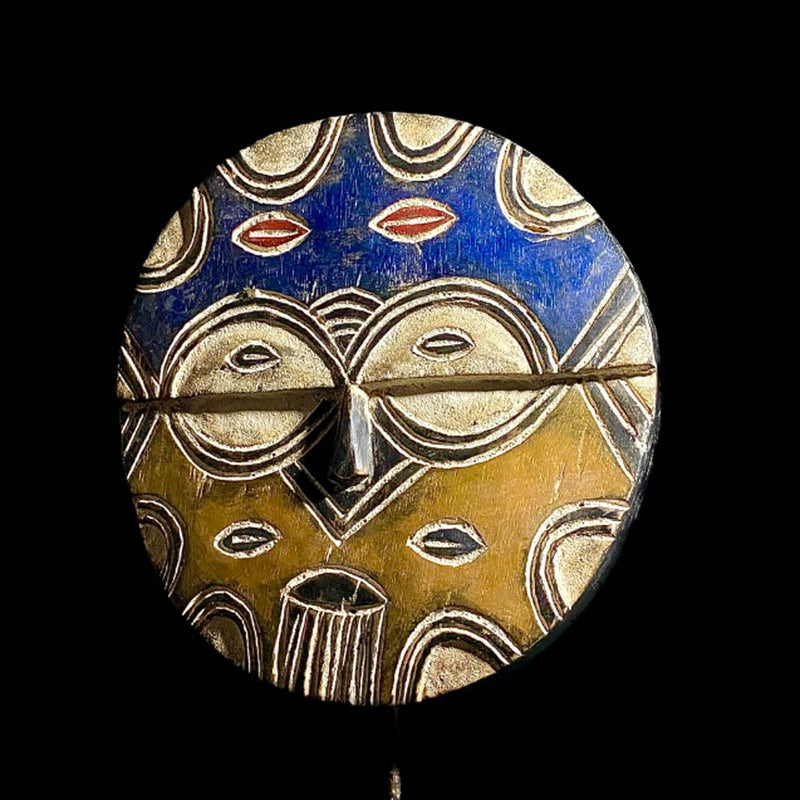 african mask Traditional vintage art tribal one piece Teke