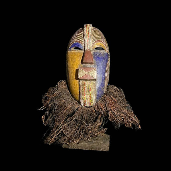 African mask Traditional vintage tribal one piece Home Décor