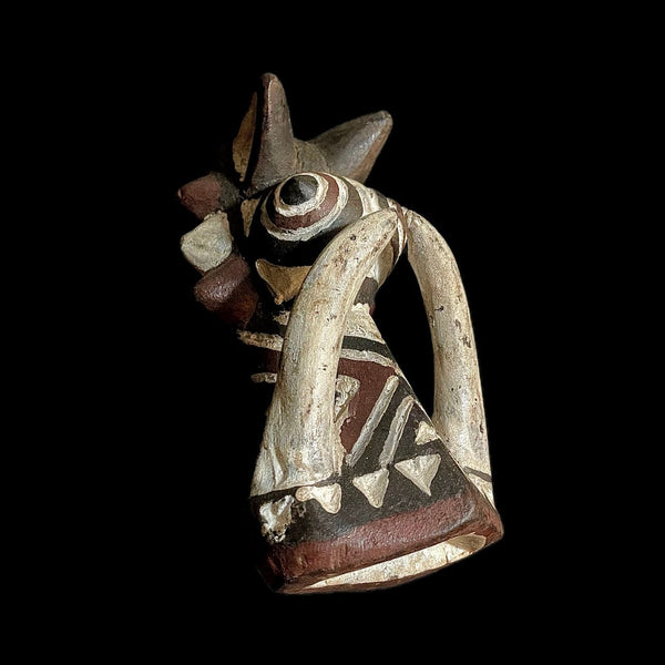 African Mask Tribal Art BOBO Gurunsi Boar Mask Wood Hand