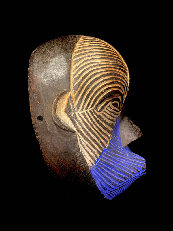 african mask Tribal Face Han/Songye mask Côte d’Ivoire
