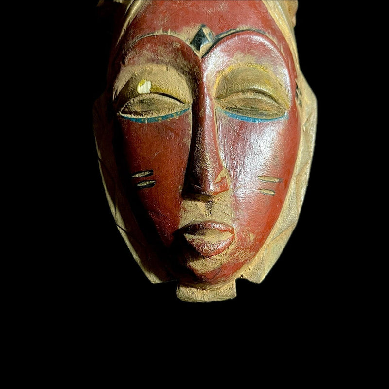 African mask Tribal Face Mask Wood Hand Carved Wall Hanging
