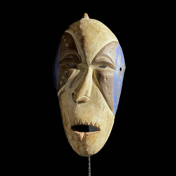 African Mask Tribal Face Mask Wood Ceremonial Mask Igbo Ibo