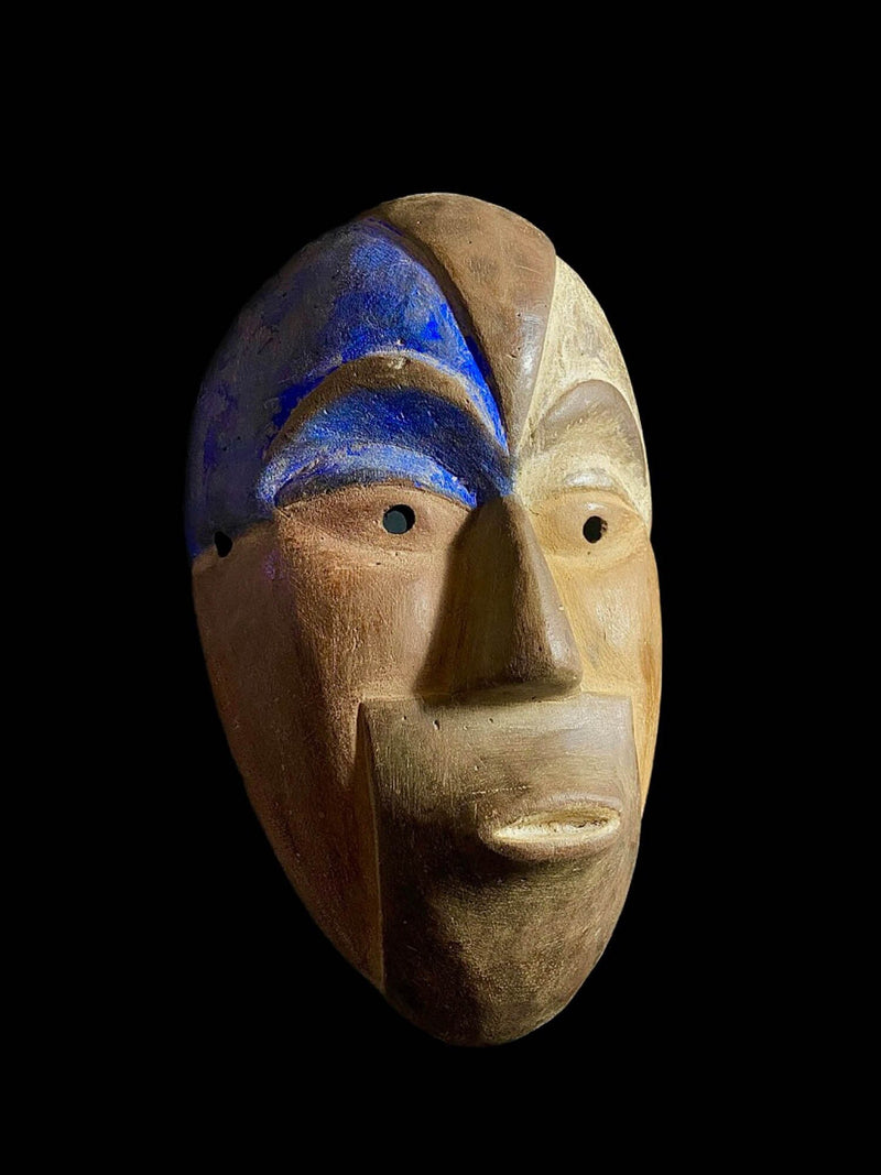 African Mask Tribal Face Mask Wood Hand Carved African Igbo