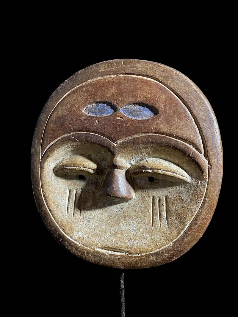 African Mask Tribal Face Mask Wood Hand Carved Wall Hanging