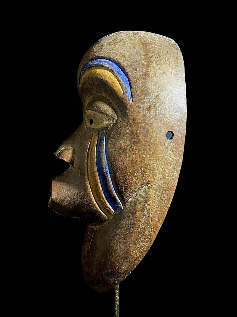 African Mask Tribal Face Mask Wood Igbo Beaked Wood Mask