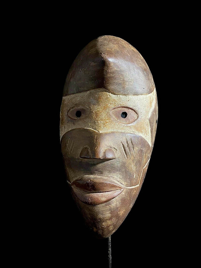 African Mask Tribal Hand Carved Wall Hanging Art Igbo Mask