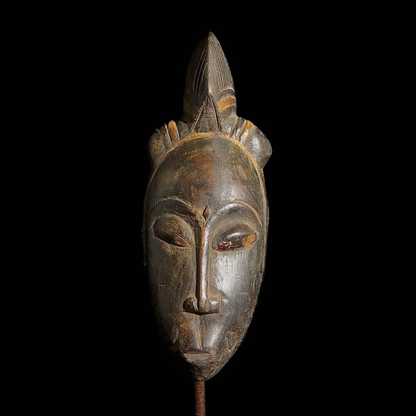 African Mask Tribal Wood Guru Antiques Wooden Mask Wall